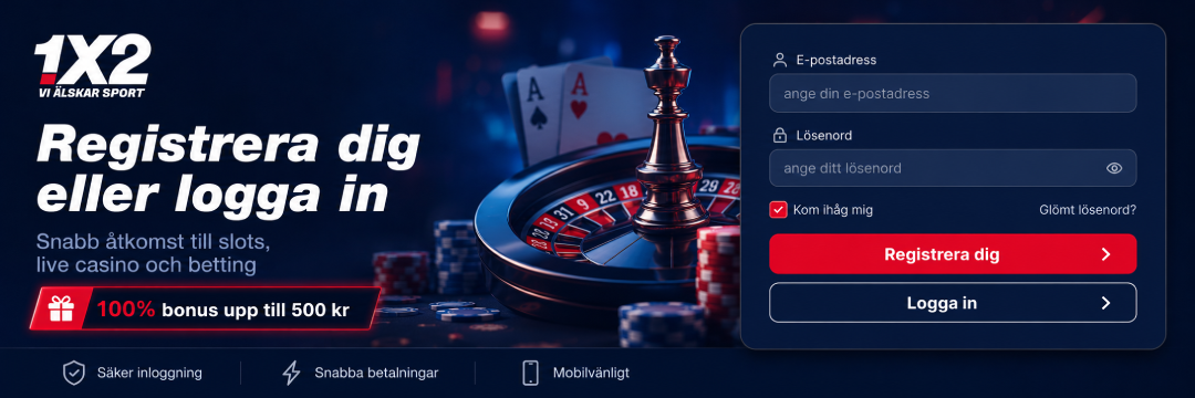 1X2 Casino Login